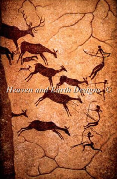 QS Hunter - Ancient Stone Wall Painting - Click Image to Close